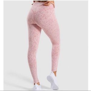 Gymshark fleur texture leggings
